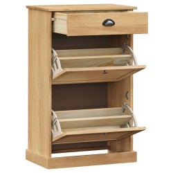 Armoire à chaussures VIGO 60x35x96 cm bois massif de pin 