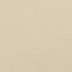 Fauteuil avec repose-pied Crème 60 cm Tissu 