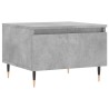 Table basse gris béton 50x46x35 cm bois d'ingénierie 