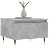 Table basse gris béton 50x46x35 cm bois d'ingénierie 