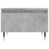 Table basse gris béton 50x46x35 cm bois d'ingénierie 