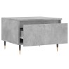 Table basse gris béton 50x46x35 cm bois d'ingénierie 