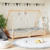 Cadre de lit pour enfant 90x190 cm Bois de pin massif 