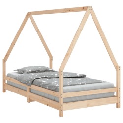 Cadre de lit pour enfant 90x190 cm Bois de pin massif 
