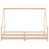 Cadre de lit pour enfant 90x190 cm Bois de pin massif 