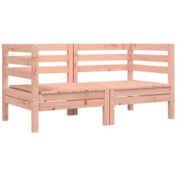 Canapé d'angle de jardin avec coussins 2pcs bois massif douglas 