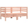 Canapé d'angle de jardin avec coussins 2pcs bois massif douglas 