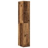 Armoire d'apothicaire vieux bois 30x41x174,5 cm bois ingénierie 