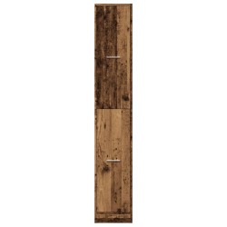 Armoire d'apothicaire vieux bois 30x41x174,5 cm bois ingénierie 