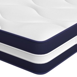 Matelas à ressorts ensachés dureté moyenne 80x200 cm 