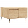 Table basse chêne sonoma 55x55x36,5 cm bois d'ingénierie 