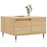 Table basse chêne sonoma 55x55x36,5 cm bois d'ingénierie 