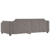 Lit de repos sans matelas taupe 80x200 cm tissu 