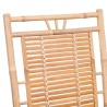 Chaise à bascule avec coussin Bambou 
