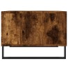 Table basse Chêne fumé 60x50x36,5 cm Bois d'ingénierie 