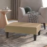 Repose-pied Cappuccino 78x56x32 cm Similicuir  