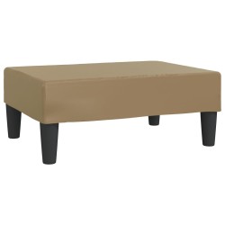 Repose-pied Cappuccino 78x56x32 cm Similicuir  