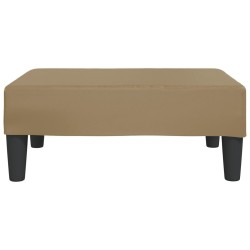 Repose-pied Cappuccino 78x56x32 cm Similicuir  