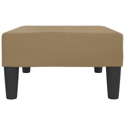 Repose-pied Cappuccino 78x56x32 cm Similicuir  