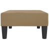 Repose-pied Cappuccino 78x56x32 cm Similicuir  