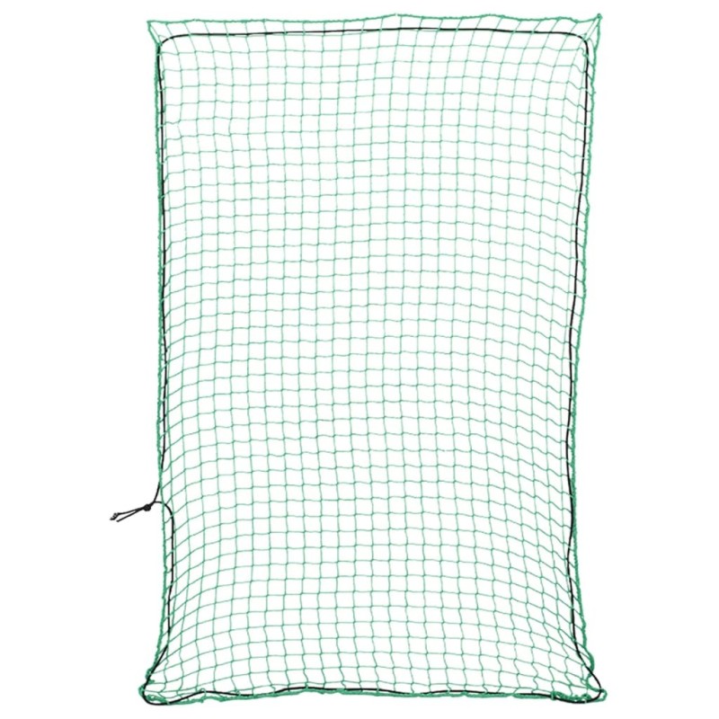 Filet pour remorque avec corde élastique vert 5x3,5 m PP 