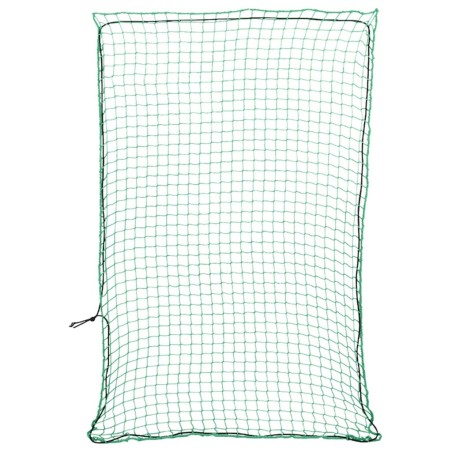 Filet pour remorque avec corde élastique vert 5x3,5 m PP 