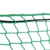 Filet pour remorque avec corde élastique vert 5x3,5 m PP 