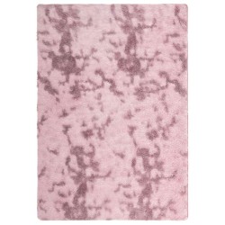 Tapis Shaggy à poils longs NAVARRA rose poudré 160x230 cm 