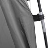 Tente de douche WC Dressing Gris 