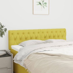 Têtes de lit 2 pcs Vert 72x7x78/88 cm Tissu 
