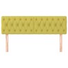 Têtes de lit 2 pcs Vert 72x7x78/88 cm Tissu 