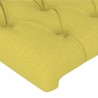 Têtes de lit 2 pcs Vert 72x7x78/88 cm Tissu 