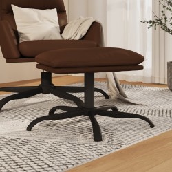 Repose-pied Marron 45x29,5x36 cm Similicuir brillant 