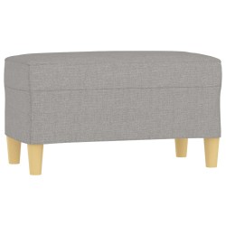 Banc Gris clair 70x35x41 cm Tissu 