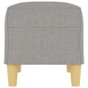 Banc Gris clair 70x35x41 cm Tissu 