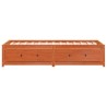 Lit de jour sans matelas cire marron 75x190 cm pin massif 