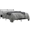 Cadre de lit sans matelas noir 120x190 cm 