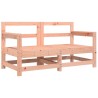 Chaises de jardin avec coussins lot de 2 bois massif douglas 