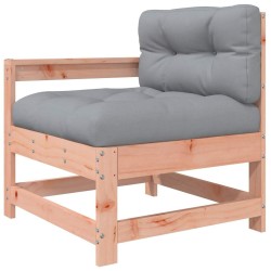 Chaises de jardin avec coussins lot de 2 bois massif douglas 