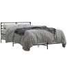Cadre de lit sans matelas sonoma gris 120x190 cm 