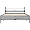 Cadre de lit sans matelas sonoma gris 120x190 cm 