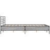 Cadre de lit sans matelas sonoma gris 120x190 cm 