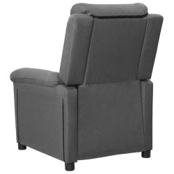 Fauteuil inclinable Gris clair Tissu 