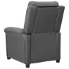 Fauteuil inclinable Gris clair Tissu 