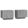 Table de chevet Sonoma gris 100x35x40 cm Bois d'ingénierie 