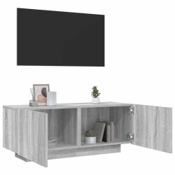 Meuble TV Sonoma gris 100x35x40 cm Bois d'ingénierie 