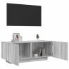 Meuble TV Sonoma gris 100x35x40 cm Bois d'ingénierie 