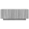 Meuble TV Sonoma gris 100x35x40 cm Bois d'ingénierie 