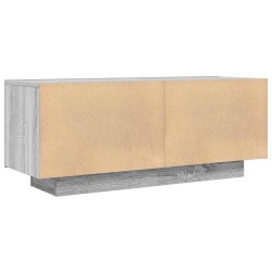 Meuble TV Sonoma gris 100x35x40 cm Bois d'ingénierie 