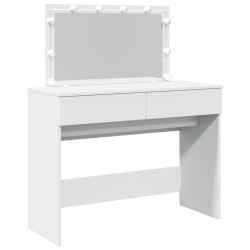 Coiffeuse avec LED blanc 100x40x120 cm 